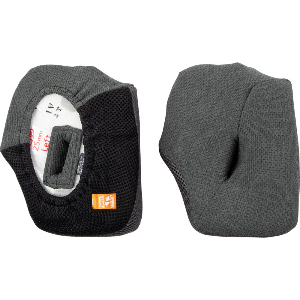 ARAI HELMETS VX-Pro4 Cheek Pads - Gray - 25 mm 05-5418