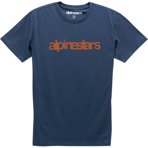 Alpinestars Heritage Word T-Shirt - Navy/Red - XL 1210730067030XL