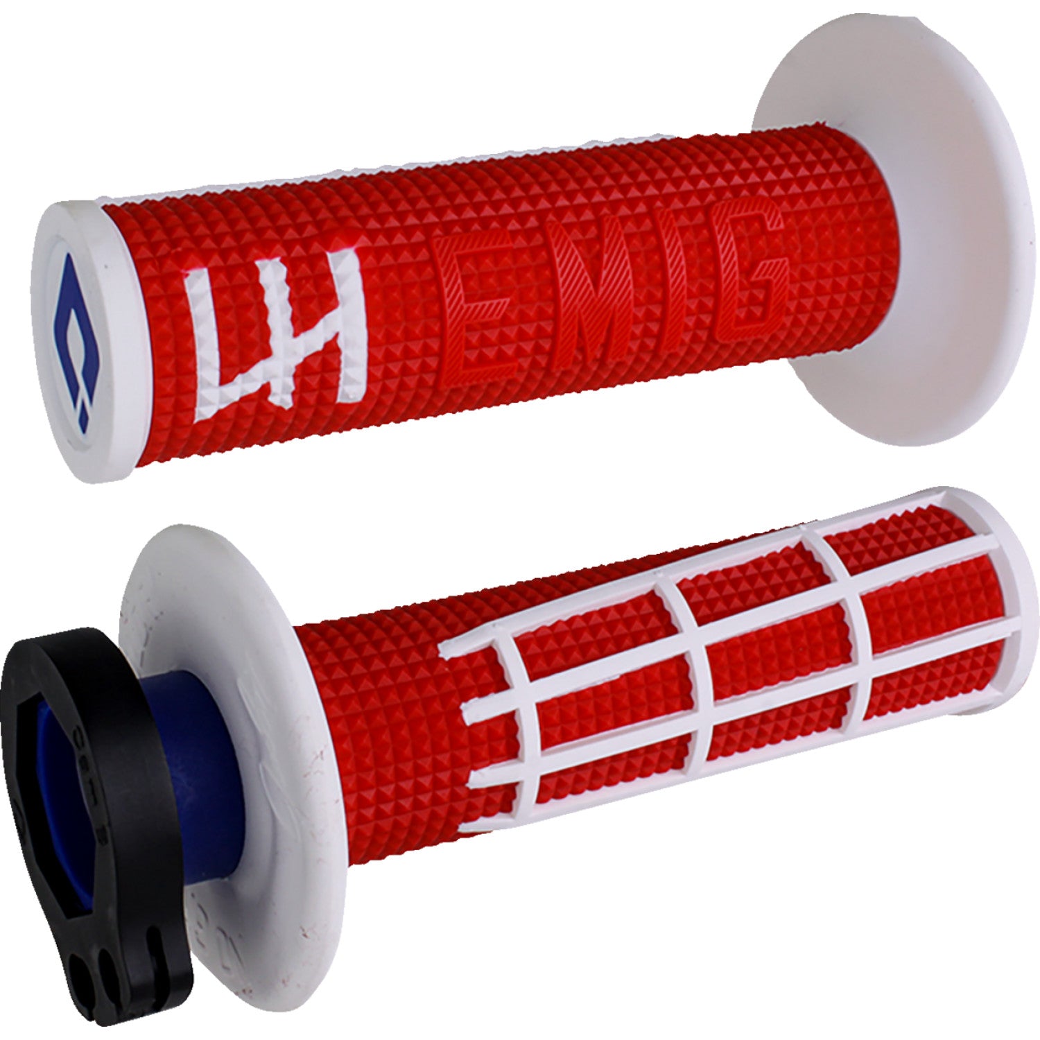 ODI EMIG Racing V2 Red/White by Parts Unlimited