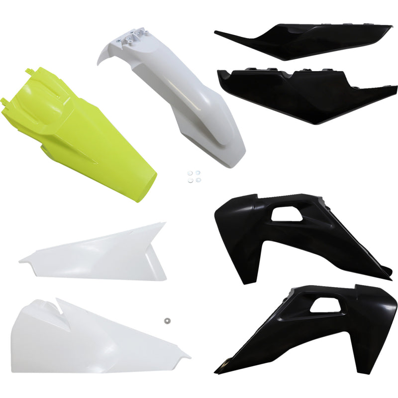 Acerbis Standard Replacement Body Kit - White/Black/Yellow 2726567296