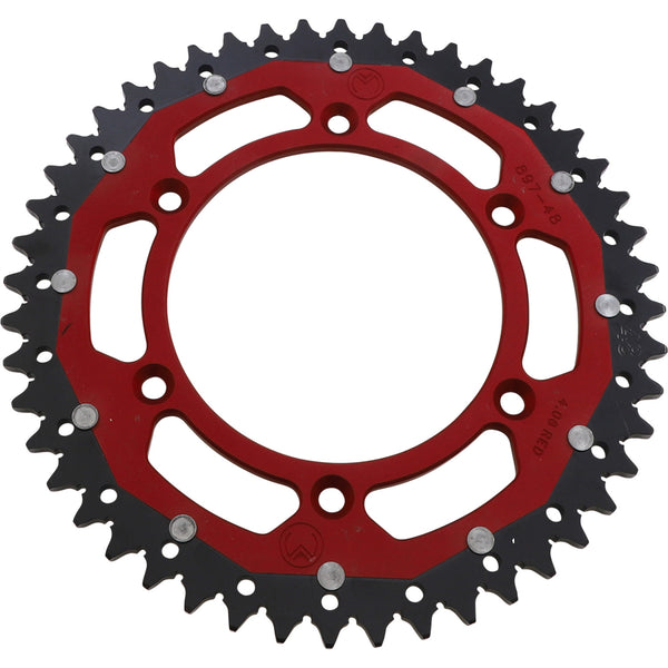 Moose Racing Dual Sprocket - Red - 48 Tooth 1210-897-48-13X