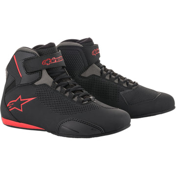 ALPINESTARS Sektor Vented Shoes - Black/Gray/Red - US 6 25156181316