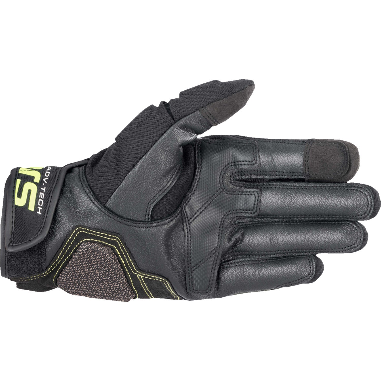 ALPINESTARS Halo Gloves - Forest Black/Fluo Yellow - Small 3504822-6085-S