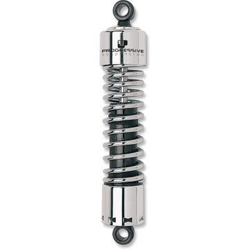 PROGRESSIVE SUSPENSION 412 Series Shock - 11" - Heavy Duty - Chrome - H-D 412-4022C