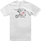 ALPINESTARS MX Helmet T-Shirt - White - Medium 1214-73116-20-M