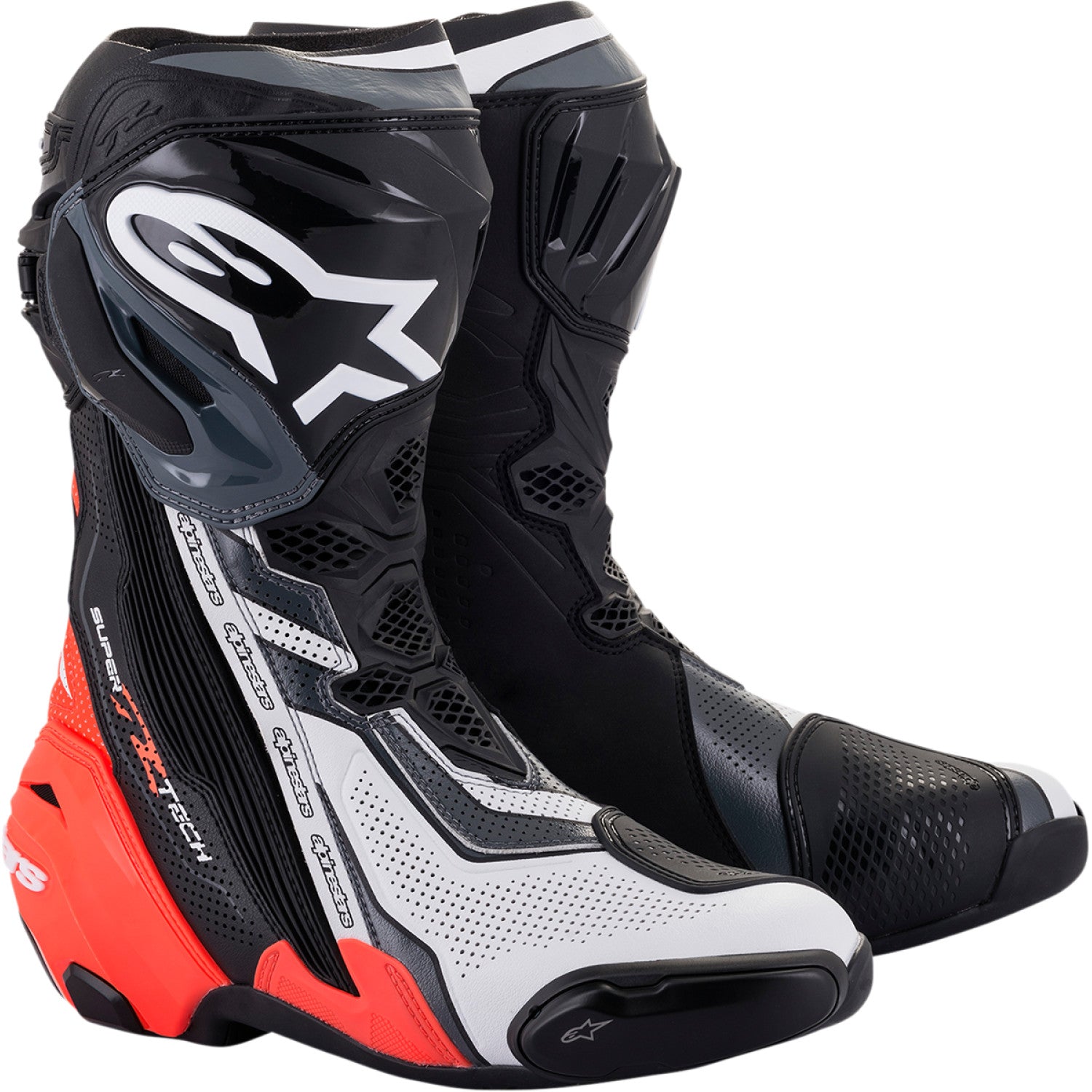 ALPINESTARS Supertech V Boots - Black/Red/White/Gray - US 6.5 / EU 40 2220121-1329-40