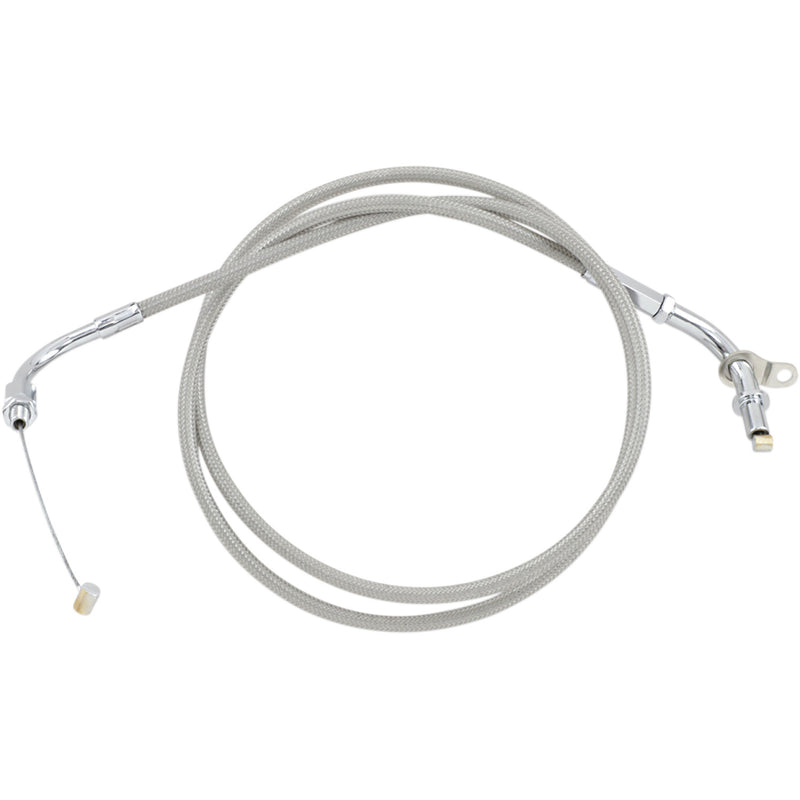 MOTION PRO Throttle Cable - Pull - Yamaha - Stainless Steel 65-0229 by Motion Pro