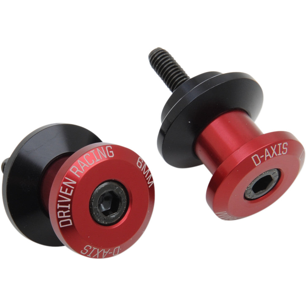 DRIVEN RACING D-Axis Spools - 6 mm - Red DXS-6 RD
