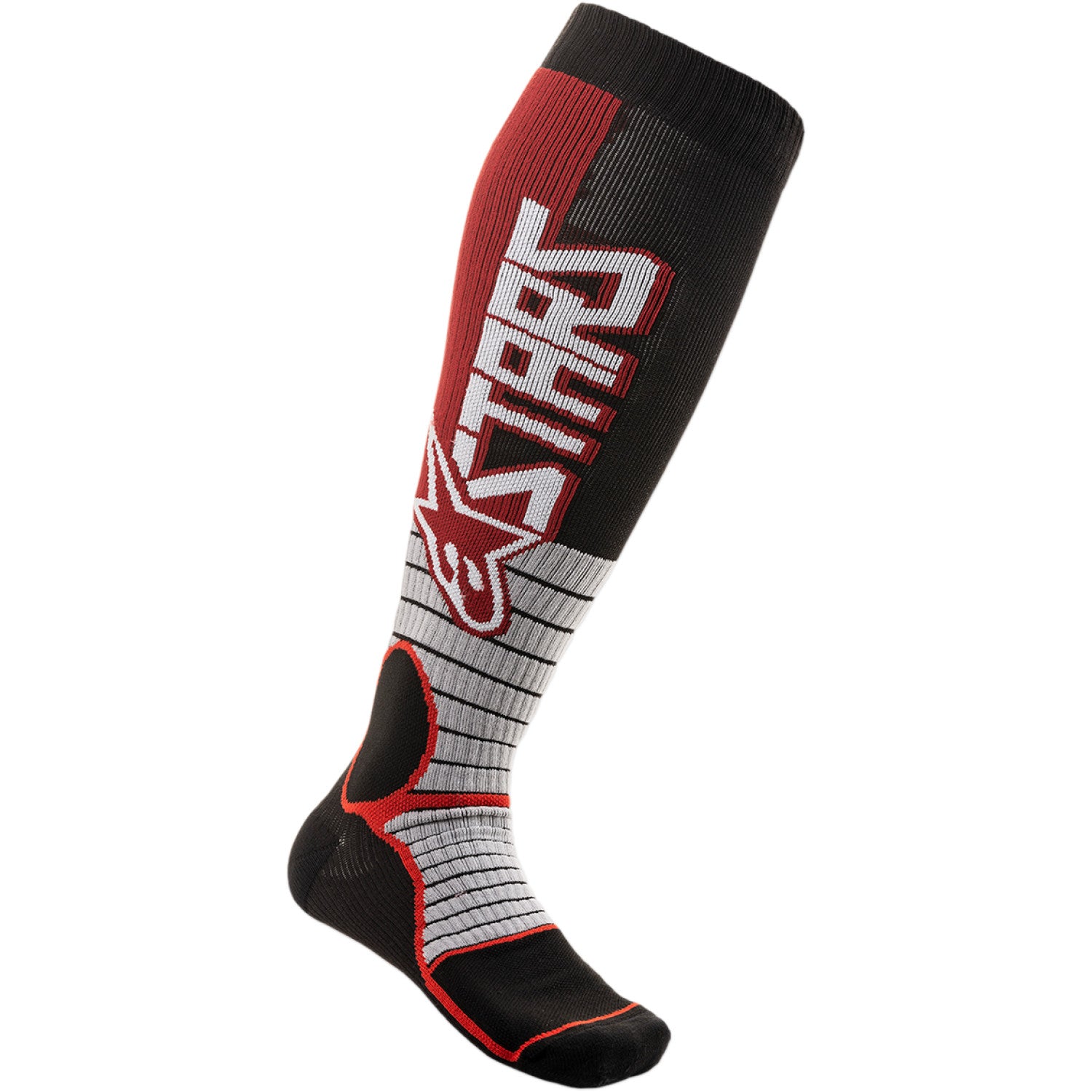 ALPINESTARS MX Pro Socks - Burgandy/Black - Medium 4701520-301-SM