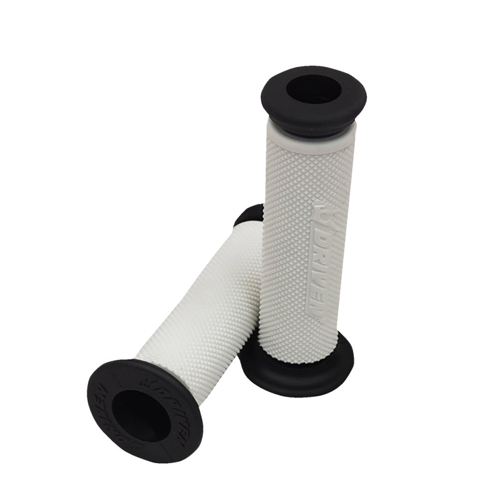 DRIVEN RACING Grippy Grips - Open Ends - White D637WTO