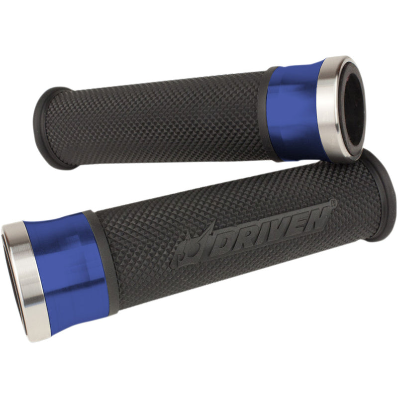 DRIVEN RACING Halo Grips - Blue/Black DHS-BL