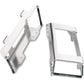 Moose Racing Radiator Braces - Silver - Honda 11-165