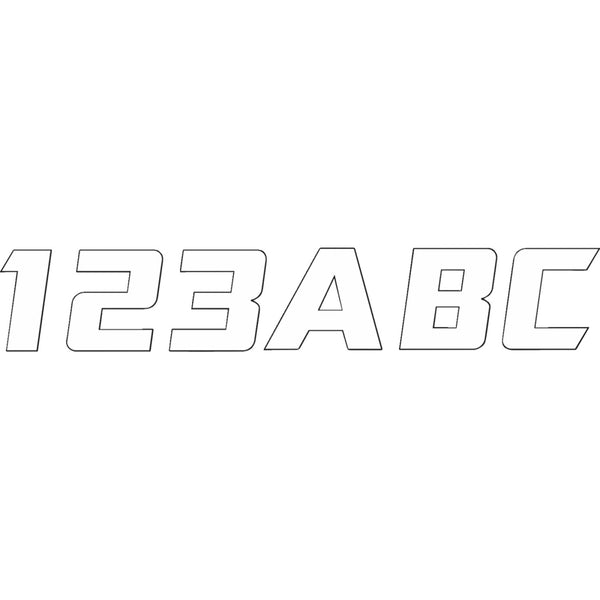 Hardline Decal Registration Kit - White WHITE900
