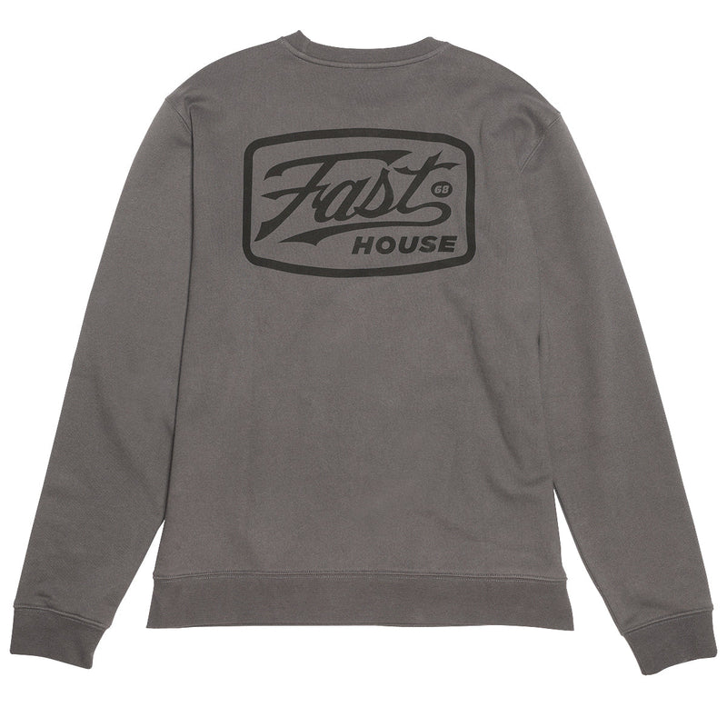 Fasthouse Carrera Crew Neck Pullover Charcoal