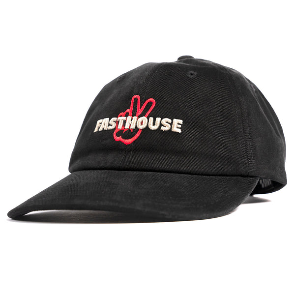 Fasthouse Coast 2 Coast Dad Hat, Black - OS