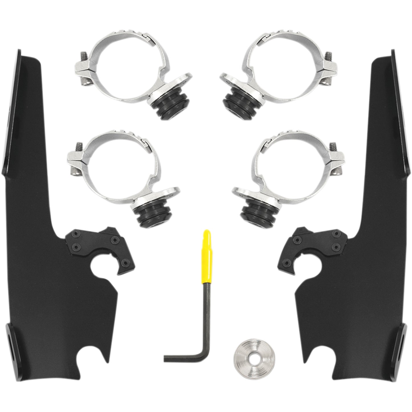 Memphis Shades Batwing - Mounting Kit - Black - FXDL MEB2016