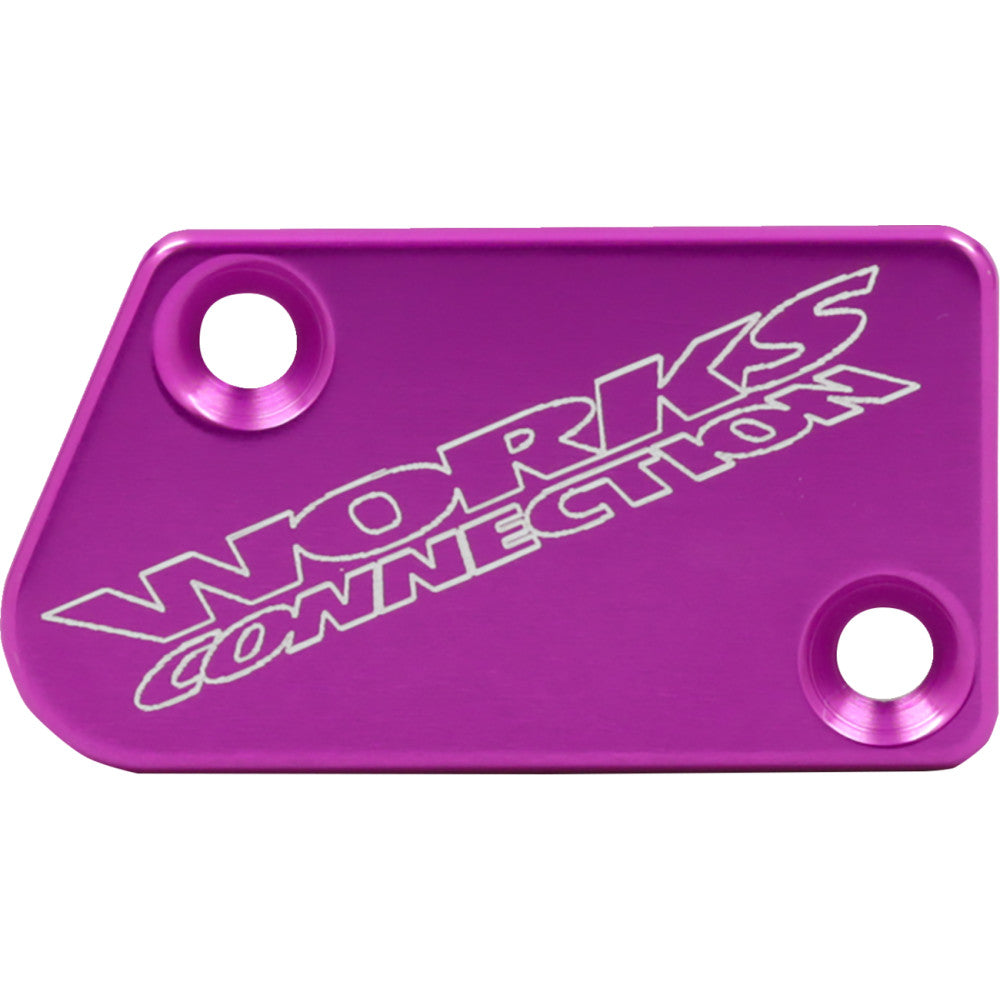 WORKS CONNECTION Front Brake Cap - Purple - Yamaha 21-P032