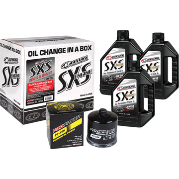 Maxima Racing Oil SXS Synthetic Oil Change Kit - Polaris Turbo - 5W-50 90-189013-TXP