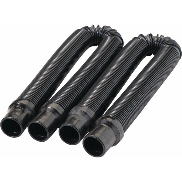 Moose Offroad MAC-X Expandable Ultra Flex Air Pumper System Hose - 2'-6' - Black MAC-X-HOSE-BLK-MSE