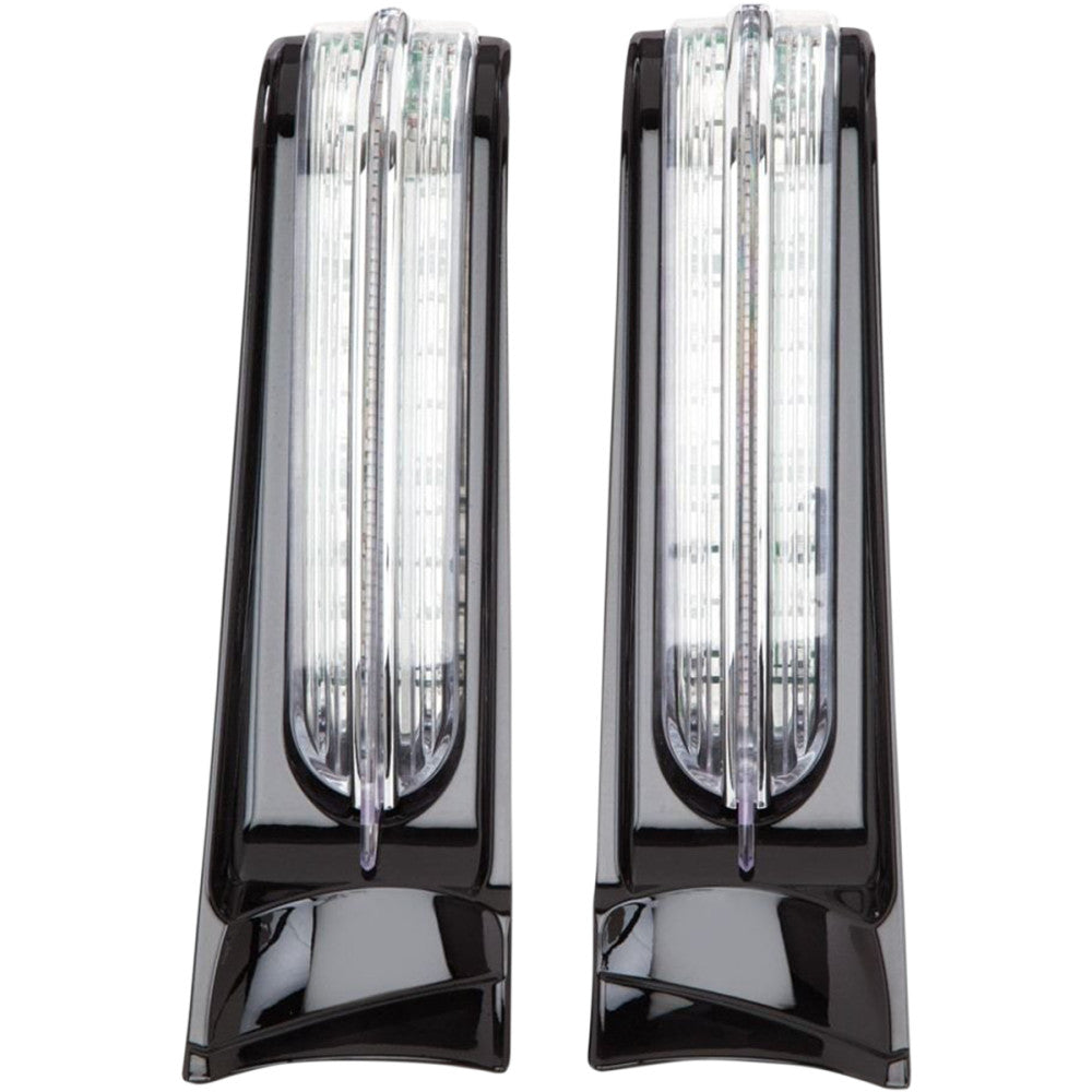 CIRO Filler Panel Light - Clear Lens - Red LEDs - Black 40047