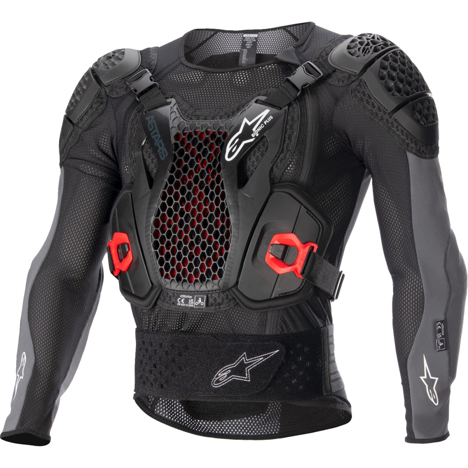 ALPINESTARS Bionic Plus v2 Protection Jacket - Black/Anthracite/Red - XL 6506723-1036-XL