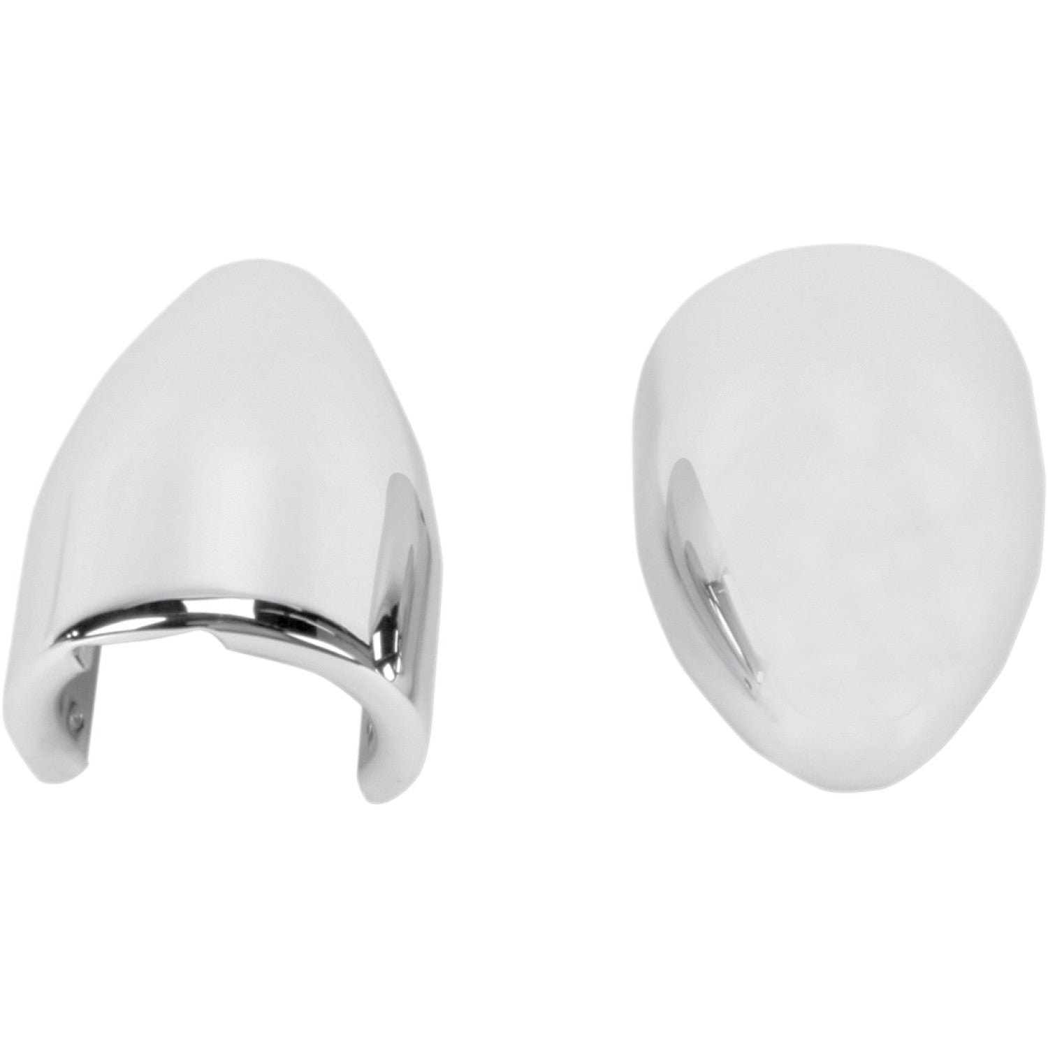 BARON Fork Bullets/Axle Nut Covers - Chrome BA-7800-02