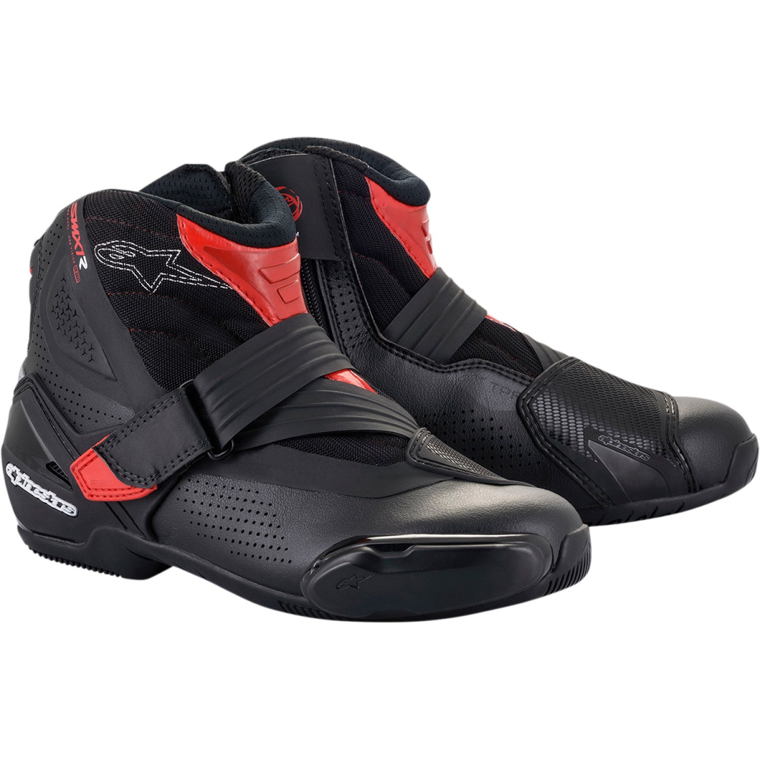 ALPINESTARS SMX1-R V2 Boots - Black/Red - US 6 / EU 39 2224021-13-39