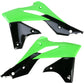 Acerbis Radiator Shrouds - Green/Black 2314161089
