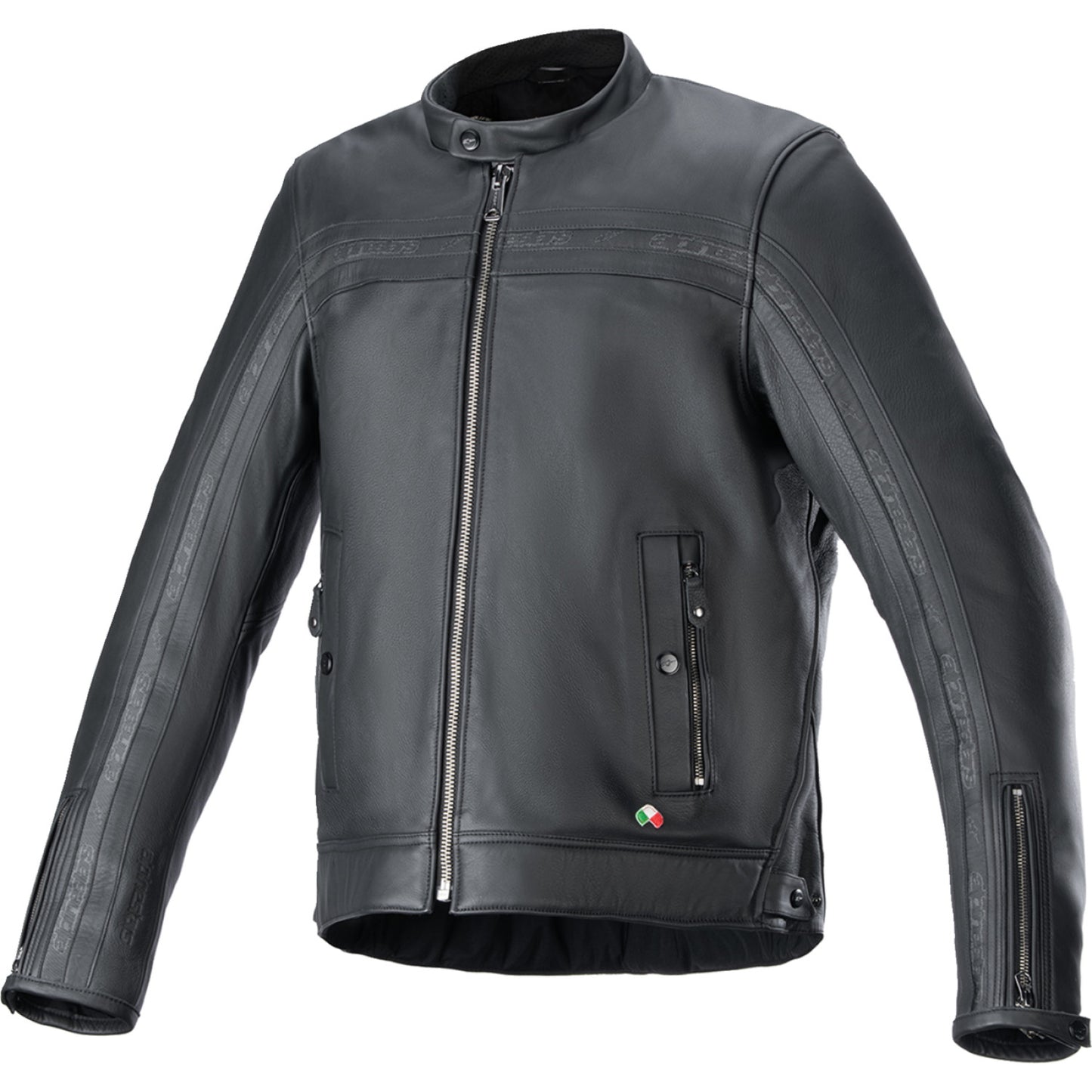 ALPINESTARS Dyno Leather Jacket - Black/Black - Large 3103924-1100-L