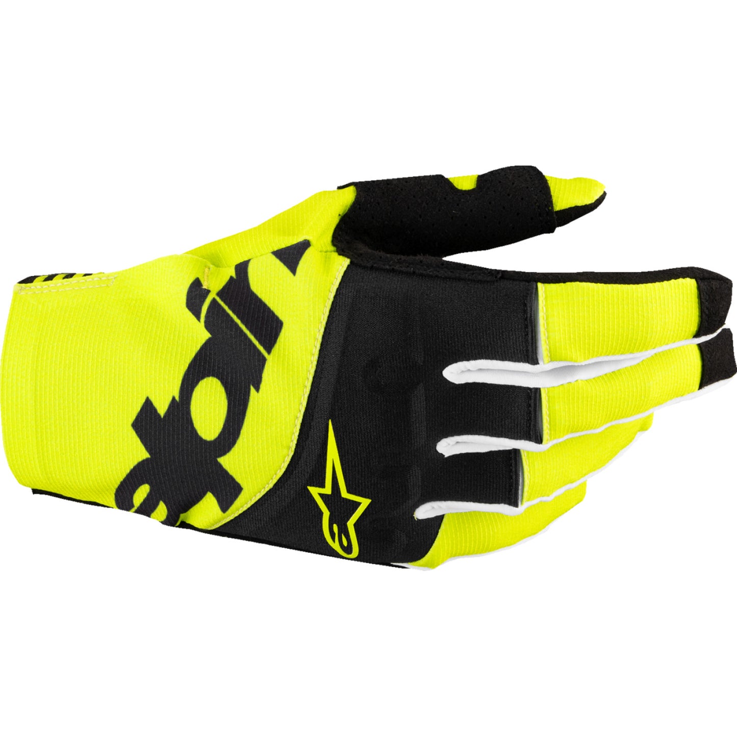 ALPINESTARS Techstar MX Gloves - Black/Fluo Yellow - Small 3560125-155-S