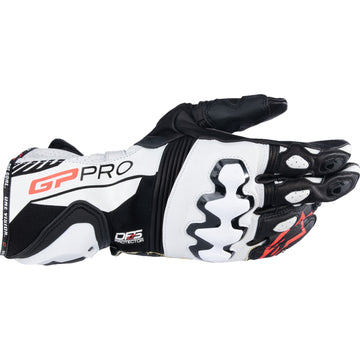 ALPINESTARS GP Pro R4 Gloves - Black/White - Medium 3556724-12-M