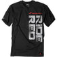 FACTORY EFFEX Honda Ride Red Vertical T-Shirt - Black - Medium 16-88310