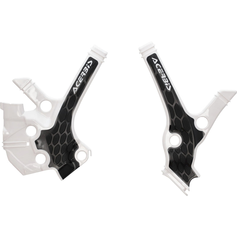 Acerbis X-Grip Frame Guards - White/Black - YZ 85 2976221035