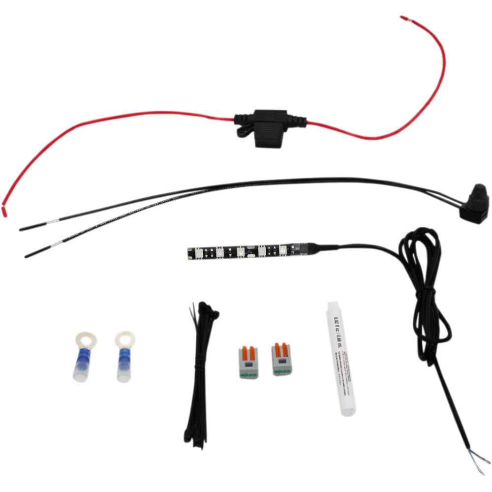 Custom Dynamics Cheese Wedge Light Kit - Blue WEDGE-KIT-B