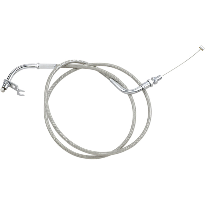 MOTION PRO Throttle Cable - Pull - Suzuki - Stainless Steel 64-0237 by Motion Pro