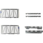 Moose Racing Billet Radiator Guards - Silver - Beta 12-4024