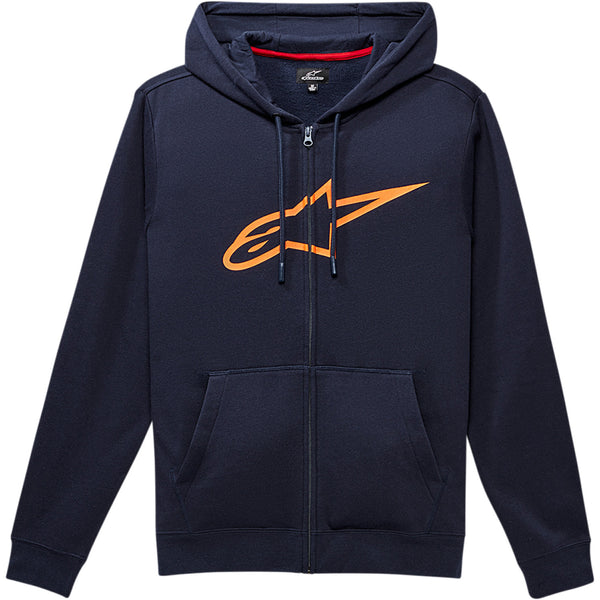 Alpinestars Ageless 2 Zip Hoodie - Navy/Orange - 2XL 10385305270322X