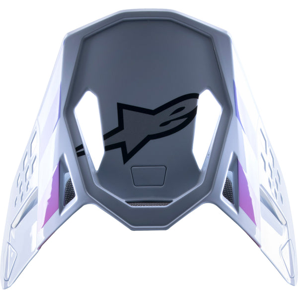 Alpinestars Supertech M10 Visor - Daytona - Haze Gray/Orange Fluo/Rhodamine 8982723-9243