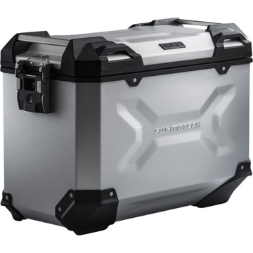 SW-Motech TRAX ADV Hard Case - 45 Liter - Silver - Left ALK.00.733.10000L/S | Saddlebags & Parts