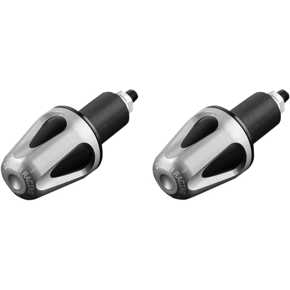 DRIVEN RACING D-Axis Handlebar End - Silver/Black DXB-SL