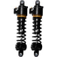 Progressive Suspension 944 Series Shock - Ultra Touring-QPS - Heavy Duty - 13" - 12" Ride Height - Black/Gold 944-4020UT-QPS