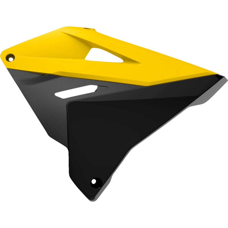 POLISPORT Radiator Cover - Restyle - Yellow/Black - RM 125 | RMZ 250 8423700001 by Polisport