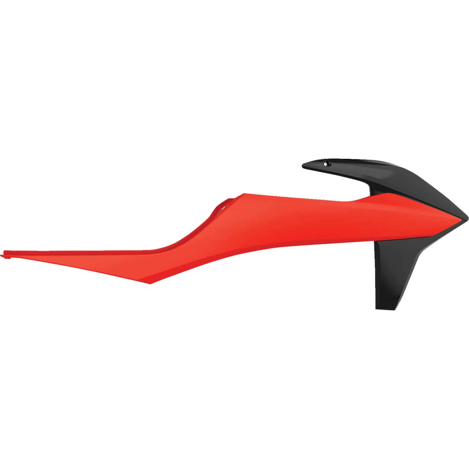 POLISPORT Radiator Cover - Fluorescent Orange/Black - KTM 8422100007 by Polisport