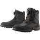 ICON Stormhawk Boots - Black - Size 8 3403-1150