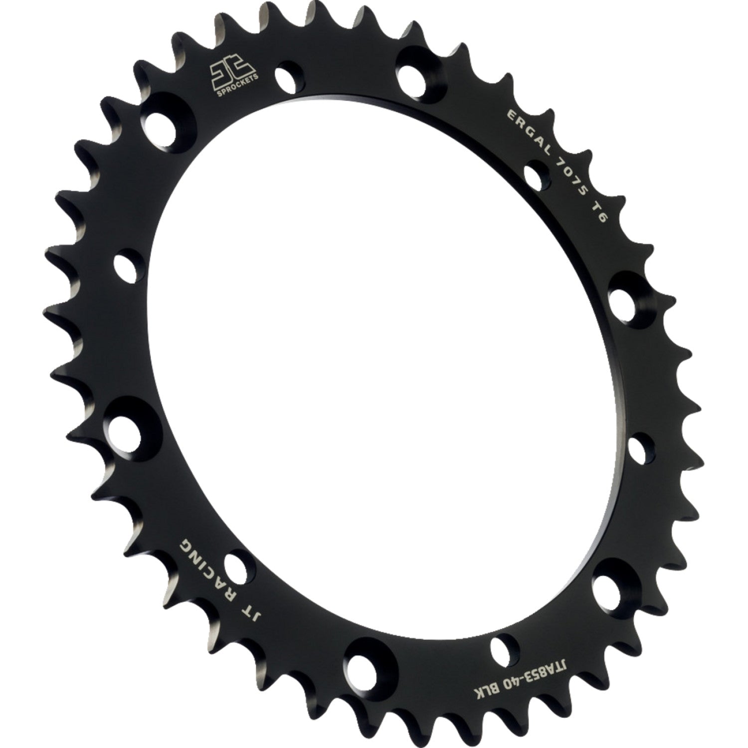 JT SPROCKETS Rear Sprocket - Black - 40 Tooth - Yamaha JTA853.40BLK by JT Rear Sprockets   Aluminum/Alloy