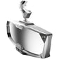 SEIZMIK Mirror - Halo R - Rear View w/LED Cabin Light - Rectangle - Silver w/Silver Bezel - Polaris Pro-Fit 56-18021