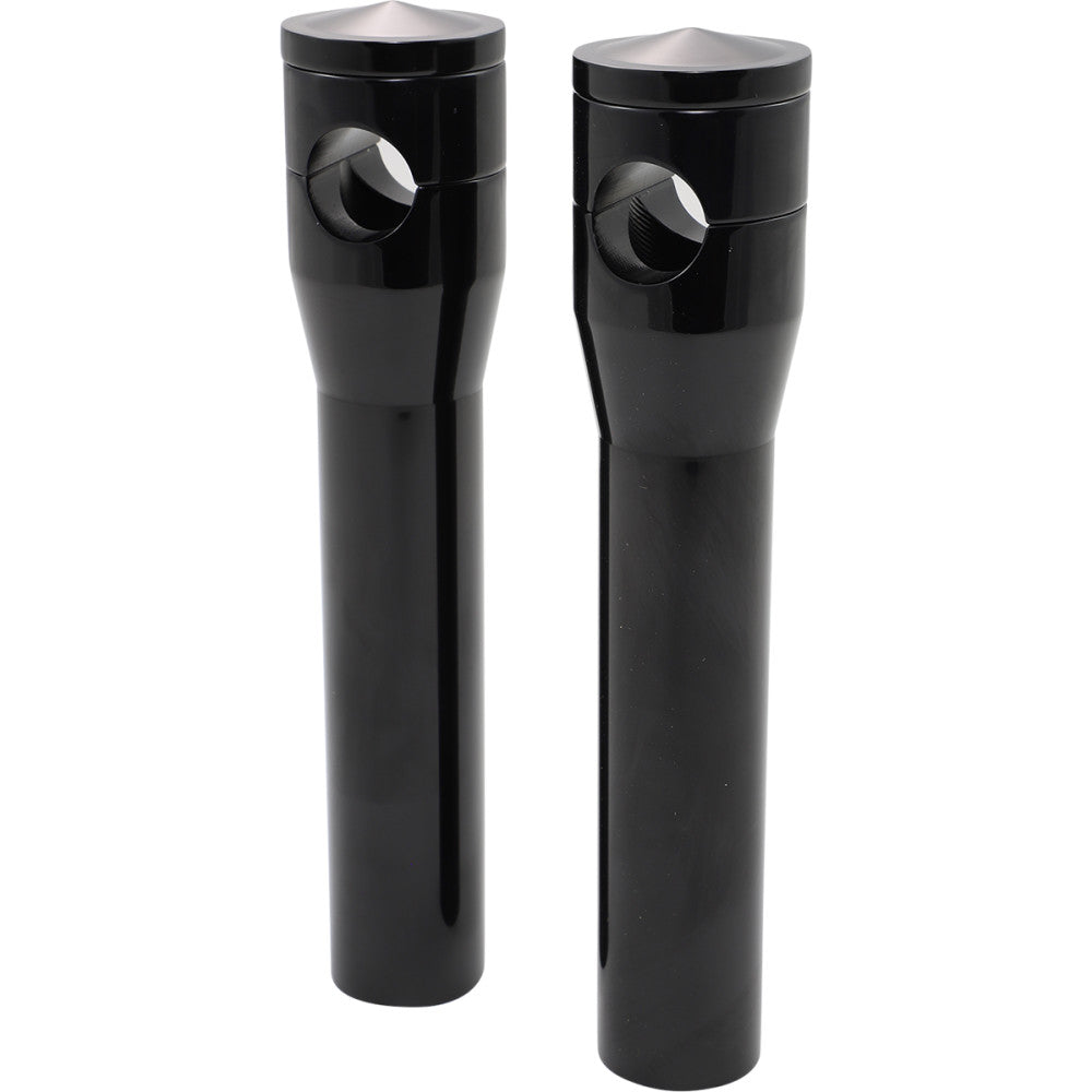ACCUTRONIX Elite Custom Billet Aluminum Risers - Springer - 8" - Black HRS1358-B