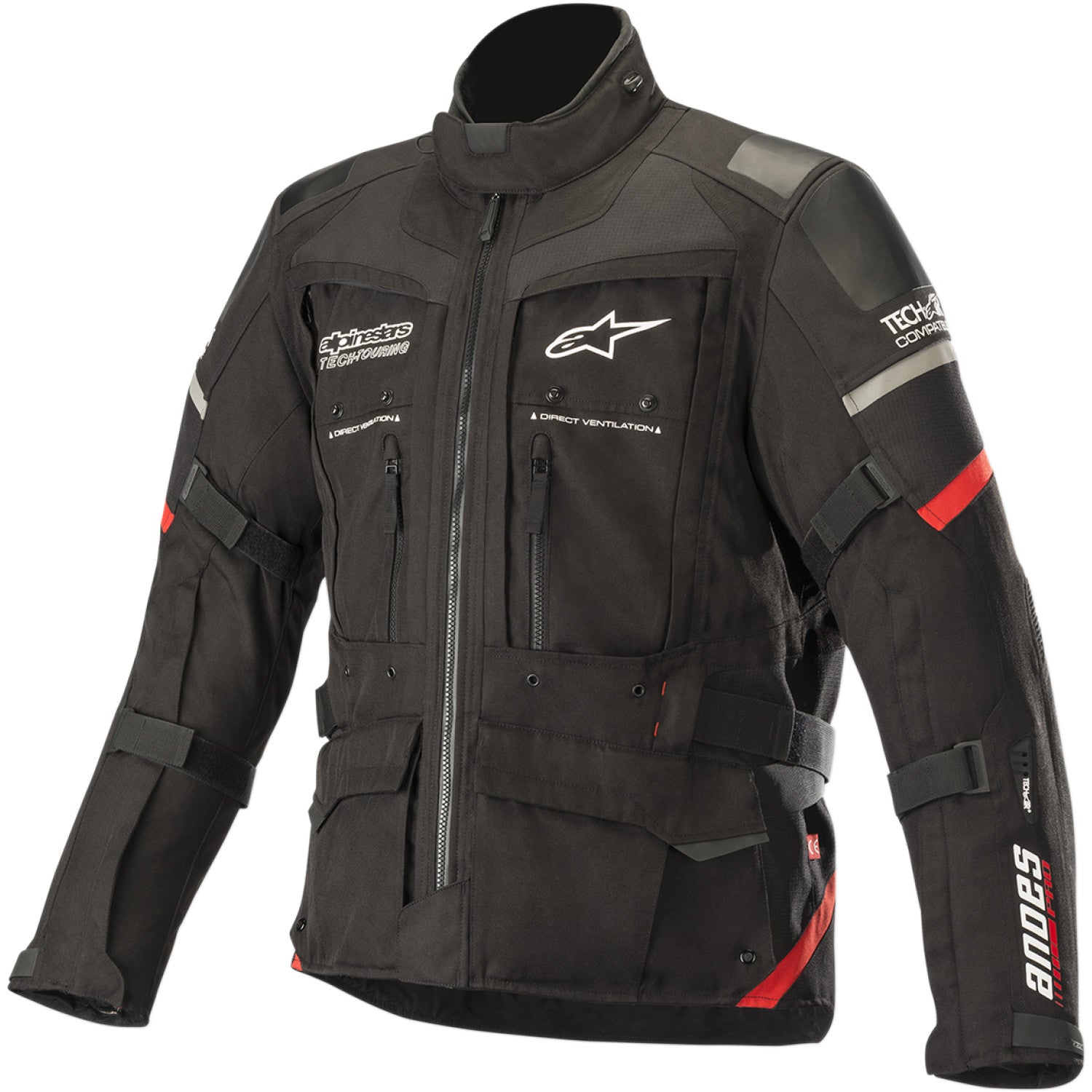 ALPINESTARS Andes Pro Drystar? Jacket - Black/Red - XL 3207119-13-XL