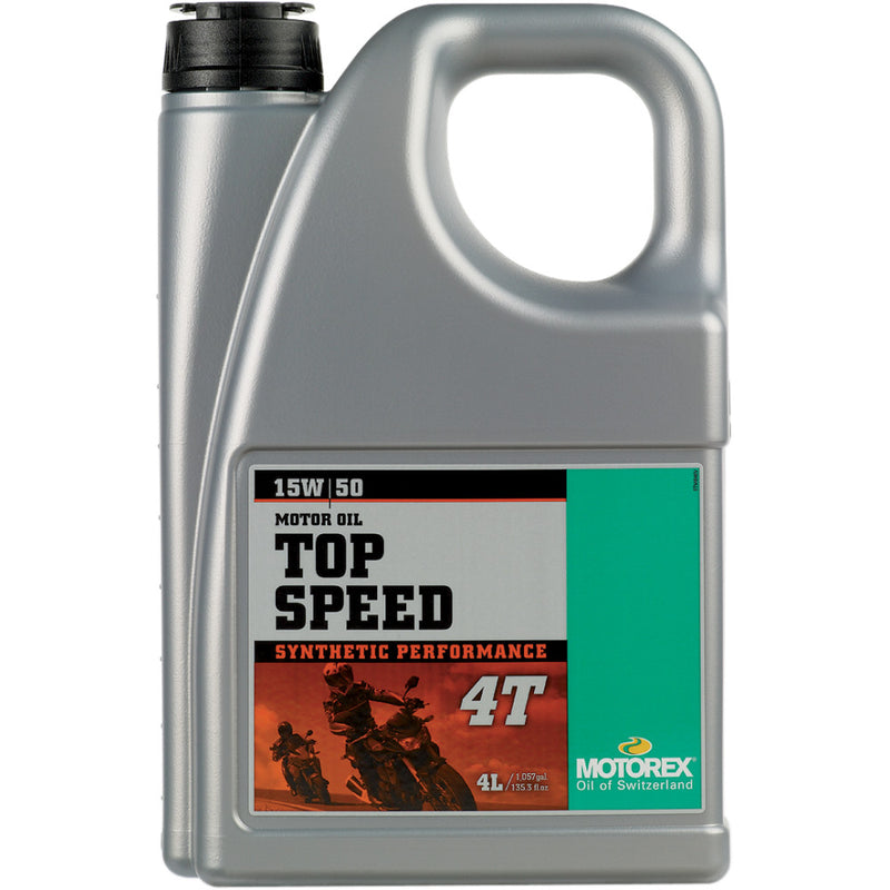 Motorex Top Speed Synthetic 4T Engine Oil - 15W-50 - 4L 304975