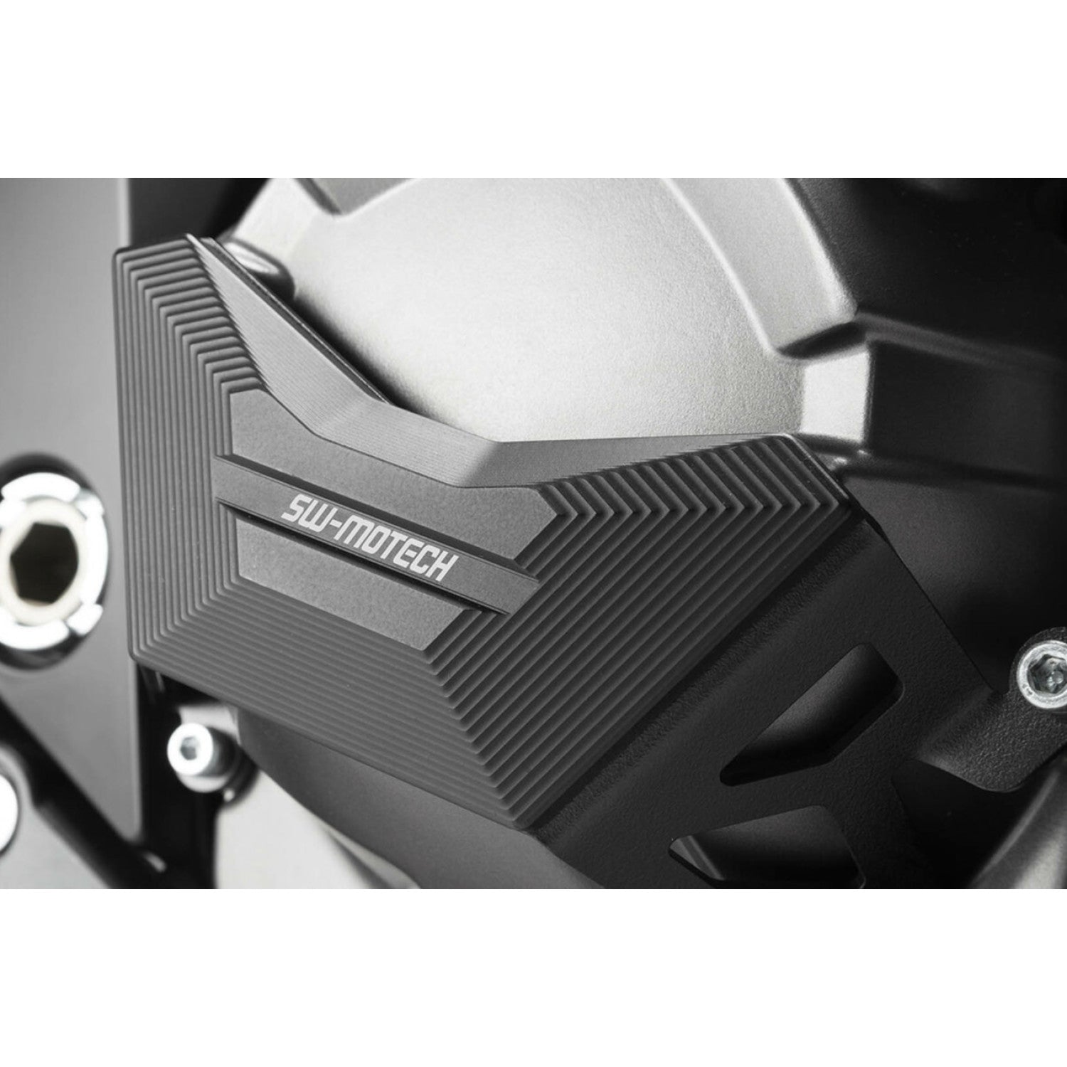 SW-Motech Engine Case Guard - Black - Kawasaki - Z800 STP.08.263.10000/B | Engine Protectors